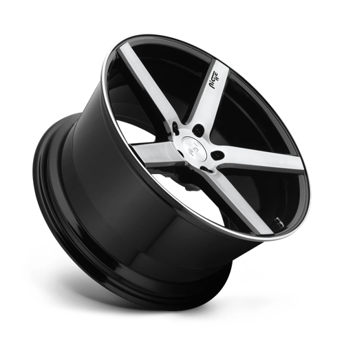 Niche 1PC | M124 MILAN | 20.0x8.50 | 5X112 | 34 | GLOSS BLACK BRUSHED