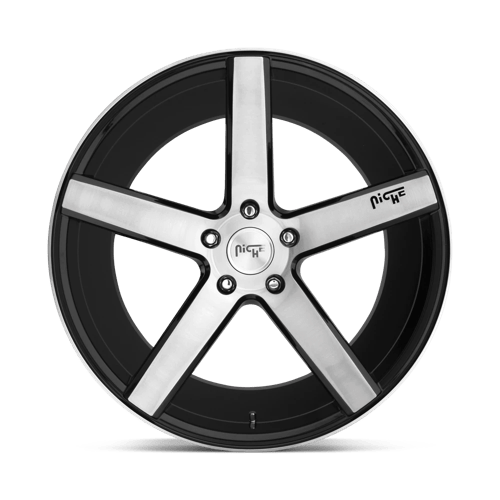 Niche 1PC | M124 MILAN | 22.0x9.00 | 5X114.3 | 38 | GLOSS BLACK BRUSHED