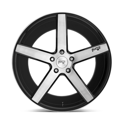 Niche 1PC | M124 MILAN | 20.0x8.50 | 5X114.3 | 35 | GLOSS BLACK BRUSHED
