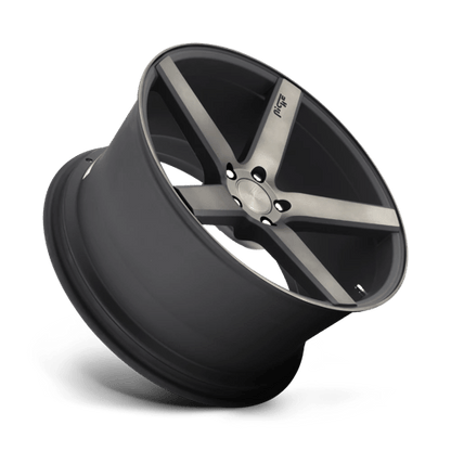 Niche 1PC | M134 MILAN | 20.0x8.50 | 5X108 | 40 | MATTE BLACK DDT MACHINED