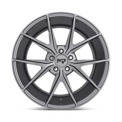 Niche 1PC | M116 MISANO | 18.0x8.00 | 5X114.3 | 40 | MATTE GUN METAL