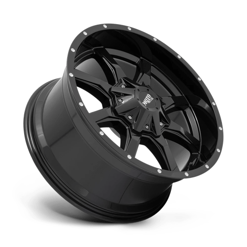 Moto Metal | MO970 | 18.0x9.00 | 6X135/6X139.7 | 18 | GLOSS BLACK W/ SPOT MILLED LIP