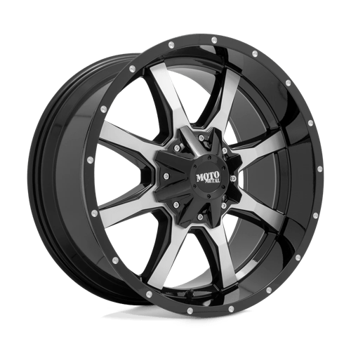 Moto Metal | MO970 | 17.0x9.00 | 5X127/5X139.7 | -12 | GLOSS BLACK W/ MACHINED FACE