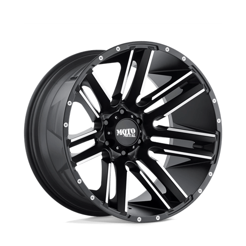 Moto Metal | MO978 RAZOR | 20.0x9.00 | 5X139.7 | 18 | SATIN BLACK MACHINED