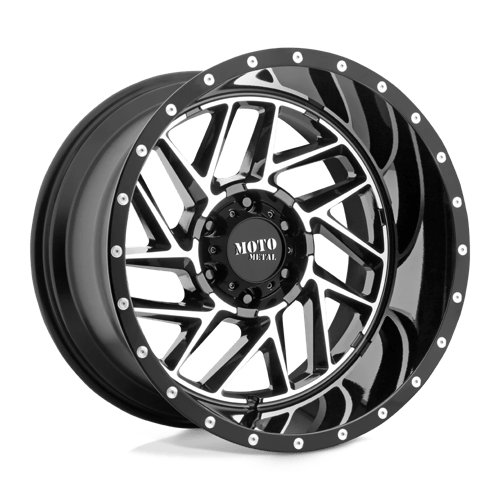 Moto Metal | MO985 BREAKOUT | 20.0x9.00 | 6X135 | 18 | GLOSS BLACK MACHINED