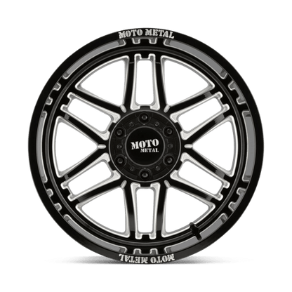 Moto Metal | MO992 FOLSOM | 20.0x9.00 | 6X139.7 | 18 | GLOSS BLACK MILLED