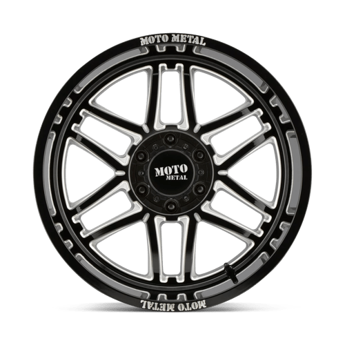 Moto Metal | MO992 FOLSOM | 20.0x10.00 | 8X170 | -18 | GLOSS BLACK MILLED