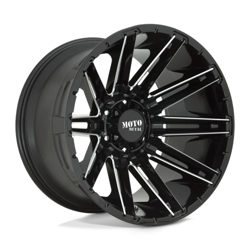 Moto Metal | MO998 KRAKEN | 22.0x10.00 | 8X180 | -18 | GLOSS BLACK MILLED