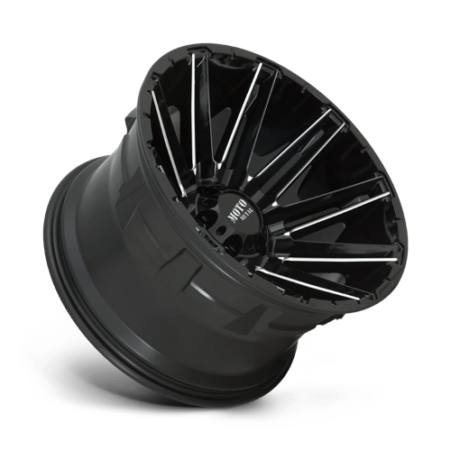 Moto Metal | MO998 KRAKEN | 22.0x10.00 | 8X170 | -18 | GLOSS BLACK MILLED
