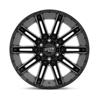 Moto Metal | MO998 KRAKEN | 22.0x10.00 | 8X180 | -18 | GLOSS BLACK MILLED