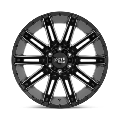 Moto Metal | MO998 KRAKEN | 20.0x9.00 | 8X170 | 0 | GLOSS BLACK MILLED