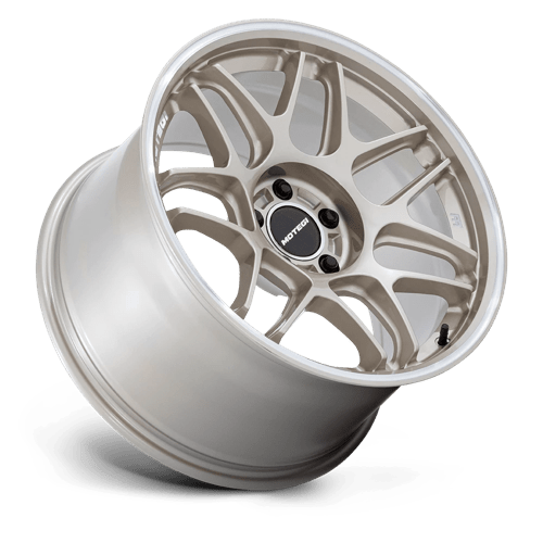 Motegi | MR158 TSUBAKI | 19.0x9.50 | 5X114.3 | 40 | MOTORSPORT GOLD W MACHINED LIP