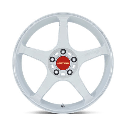 Motegi | MR159 BATTLE V | 18.0x10.50 | 5X114.3 | 35 | MATSURI WHITE PEARL MACH LIP