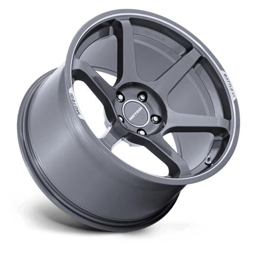 Motegi | MR160 BATTLE VI | 19.0x8.50 | 5X112 | 25 | GLOSS GUNZILLA W/ MACHINED LIP