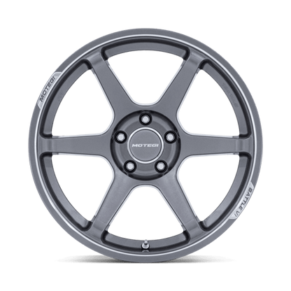 Motegi | MR160 BATTLE VI | 18.0x8.50 | 4X114.3 | 30 | GLOSS GUNZILLA W/ MACHINED LIP
