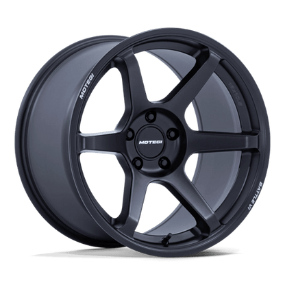 Motegi | MR160 BATTLE VI | 18.0x8.50 | 5X100 | 30 | MATTE BLACKBIRD METALLIC