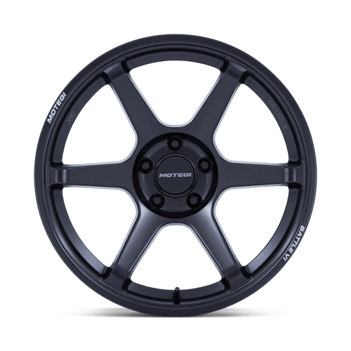 Motegi | MR160 BATTLE VI | 18.0x9.50 | 5X120 | 35 | MATTE BLACKBIRD METALLIC