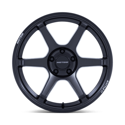 Motegi | MR160 BATTLE VI | 18.0x9.50 | 5X120 | 35 | MATTE BLACKBIRD METALLIC