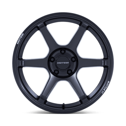 Motegi | MR160 BATTLE VI | 19.0x8.50 | 5X112 | 25 | MATTE BLACKBIRD METALLIC
