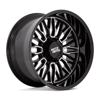 Moto Metal | MO809 STINGER | 20.0x10.00 | 5X127/5X139.7 | -18 | GLOSS BLACK MACHINED