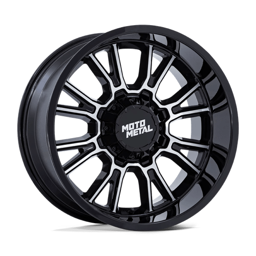 Moto Metal | MO810 LEGACY | 20.0x9.00 | 8X180 | 20 | GLOSS BLACK MACHINED