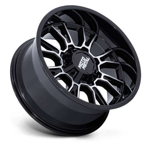 Moto Metal | MO810 LEGACY | 20.0x10.00 | 8X170 | -18 | GLOSS BLACK MACHINED
