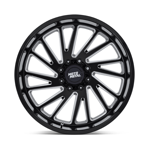 Moto Metal | MO811 COMBAT | 22.0x12.00 | 8X170 | -44 | GLOSS BLACK MILLED