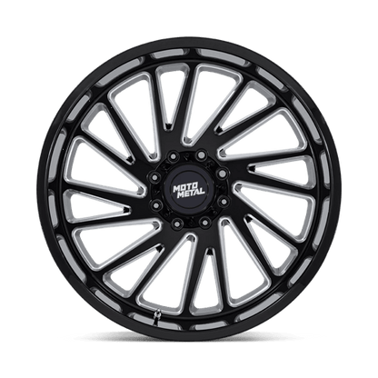 Moto Metal | MO811 COMBAT | 24.0x12.00 | 6X139.7 | -44 | GLOSS BLACK MILLED