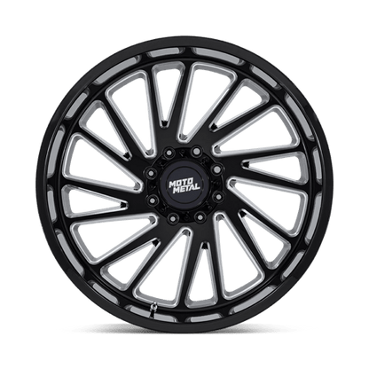 Moto Metal | MO811 COMBAT | 20.0x10.00 | 8X180 | -18 | GLOSS BLACK MILLED