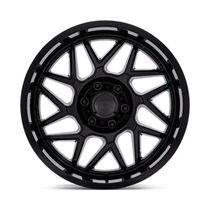Moto Metal | MO812 TURBINE | 20.0x10.00 | 6X135 | -18 | GLOSS BLACK