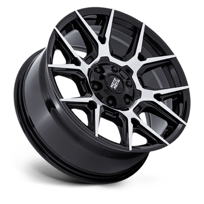 Moto Metal | MO813 MASON | 18.0x9.00 | 6X135/6X139.7 | 18 | GLOSS BLACK W/ MACHINED FACE