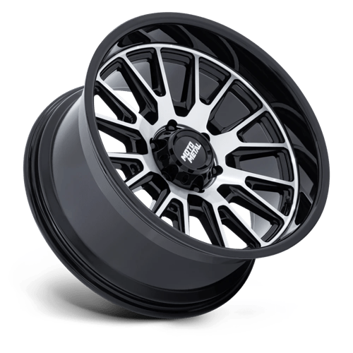 Moto Metal | MO814 TEKTON | 20.0x10.00 | 5X139.7 | -18 | GLOSS BLACK W/ MACHINED FACE
