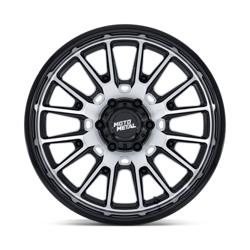 Moto Metal | MO814 TEKTON | 20.0x10.00 | 6X135 | -18 | GLOSS BLACK W/ MACHINED FACE