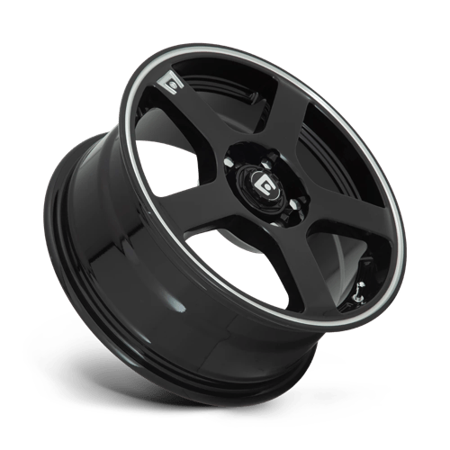 Motegi | MR116 FS5 | 16.0x7.00 | 5X112/5X114.3 | 40 | GLOSS BLACK W/ MACHINED FLANGE