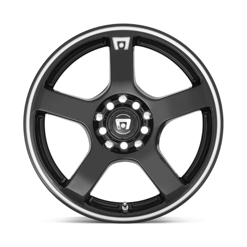 Motegi | MR116 FS5 | 16.0x7.00 | 5X108/5X114.3 | 40 | GLOSS BLACK W/ MACHINED FLANGE