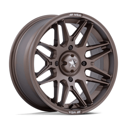 MSA Offroad Wheels | M52 RADAR UTV | 14.0x7.00 | 4X110 | -47 | MATTE BRONZE