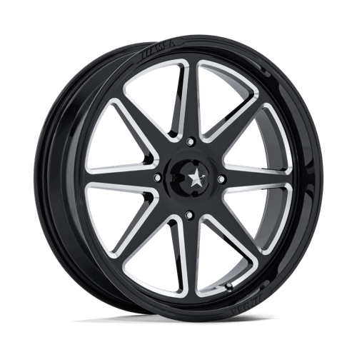 MSA Offroad Wheels | M54 SPARK UTV | 20.0x7.00 | 4X110 | 0 | GLOSS BLACK MILLED