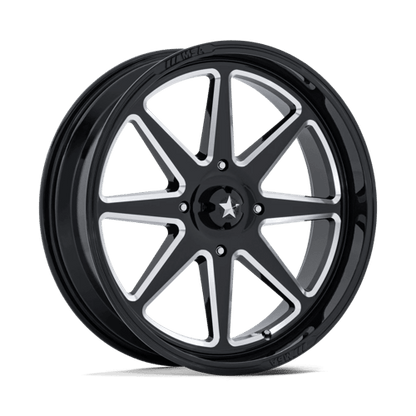 MSA Offroad Wheels | M54 SPARK UTV | 20.0x7.00 | 4X110 | 0 | GLOSS BLACK MILLED