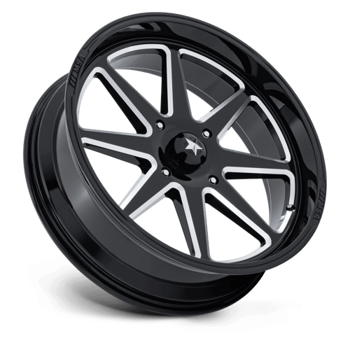 MSA Offroad Wheels | M54 SPARK UTV | 15.0x7.00 | 4X137 | 10 | GLOSS BLACK MILLED