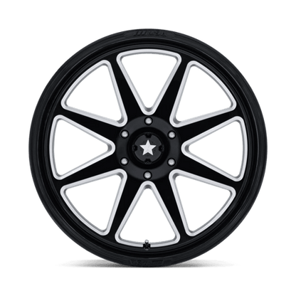 MSA Offroad Wheels | M54 SPARK UTV | 22.0x7.00 | 6X139.7 | 0 | GLOSS BLACK MILLED