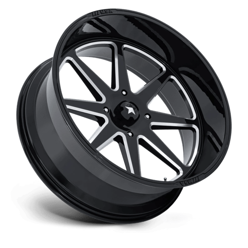 MSA Offroad Wheels | M54 SPARK UTV | 24.0x10.00 | 4X137 | -25 | GLOSS BLACK MILLED