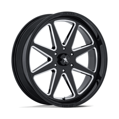 MSA Offroad Wheels | M54 SPARK UTV | 24.0x7.00 | 6X139.7 | 0 | GLOSS BLACK MILLED