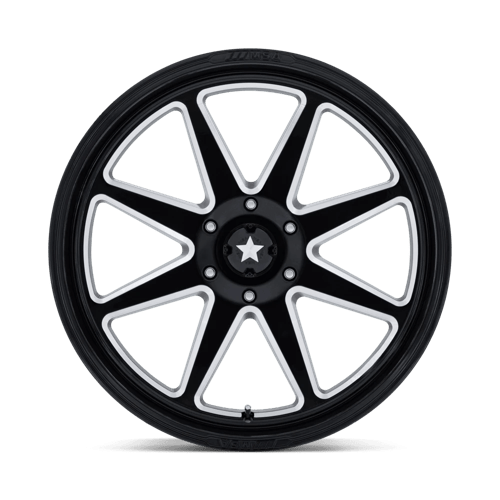 MSA Offroad Wheels | M54 SPARK UTV | 24.0x7.00 | 6X139.7 | 0 | GLOSS BLACK MILLED