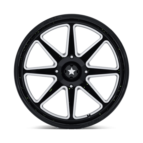 MSA Offroad Wheels | M54 SPARK UTV | 24.0x7.00 | 4X137 | 0 | GLOSS BLACK MILLED