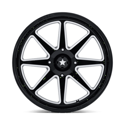MSA Offroad Wheels | M54 SPARK UTV | 24.0x7.00 | 4X137 | 0 | GLOSS BLACK MILLED