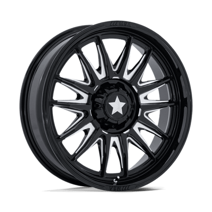 MSA Offroad Wheels | M55 COMMANDER UTV | 18.0x7.00 | 4X137/4X156 | 10 | GLOSS BLACK MILLED