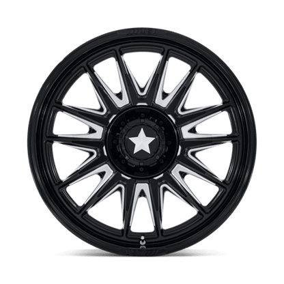 MSA Offroad Wheels | M55 COMMANDER UTV | 15.0x7.00 | 5X114.3 | 10 | GLOSS BLACK MILLED