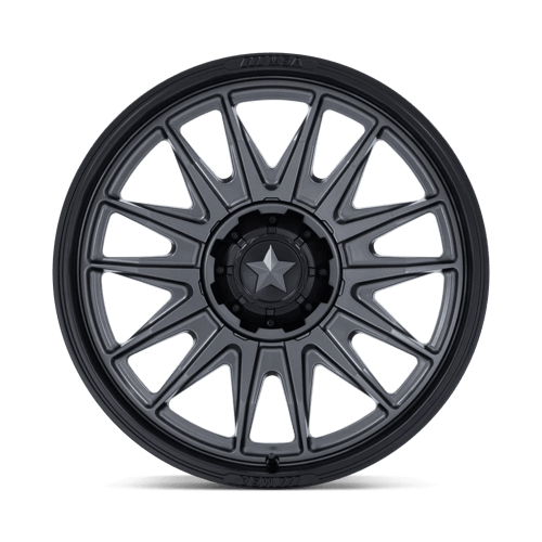 MSA Offroad Wheels | M55 COMMANDER UTV | 18.0x7.00 | 4X110 | 10 | MATTE GUNMETAL W/ M-BLK LIP