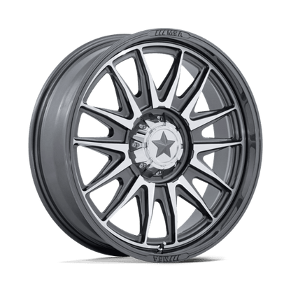 MSA Offroad Wheels | M55 COMMANDER UTV | 24.0x7.00 | 5X114.3 | 0 | PLATINUM W/ MACHINED FACE