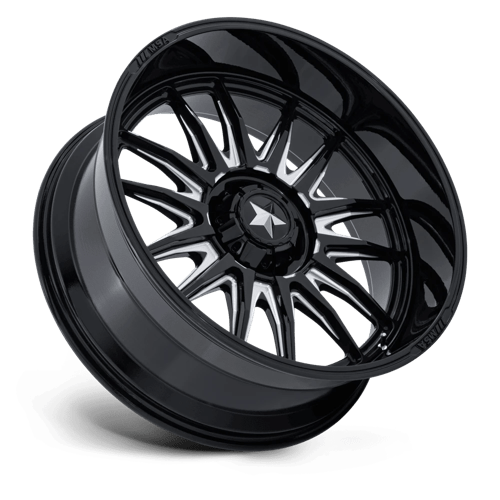 MSA Offroad Wheels | M55 COMMANDER UTV | 24.0x10.00 | 4X137/4X156 | -25 | GLOSS BLACK MILLED